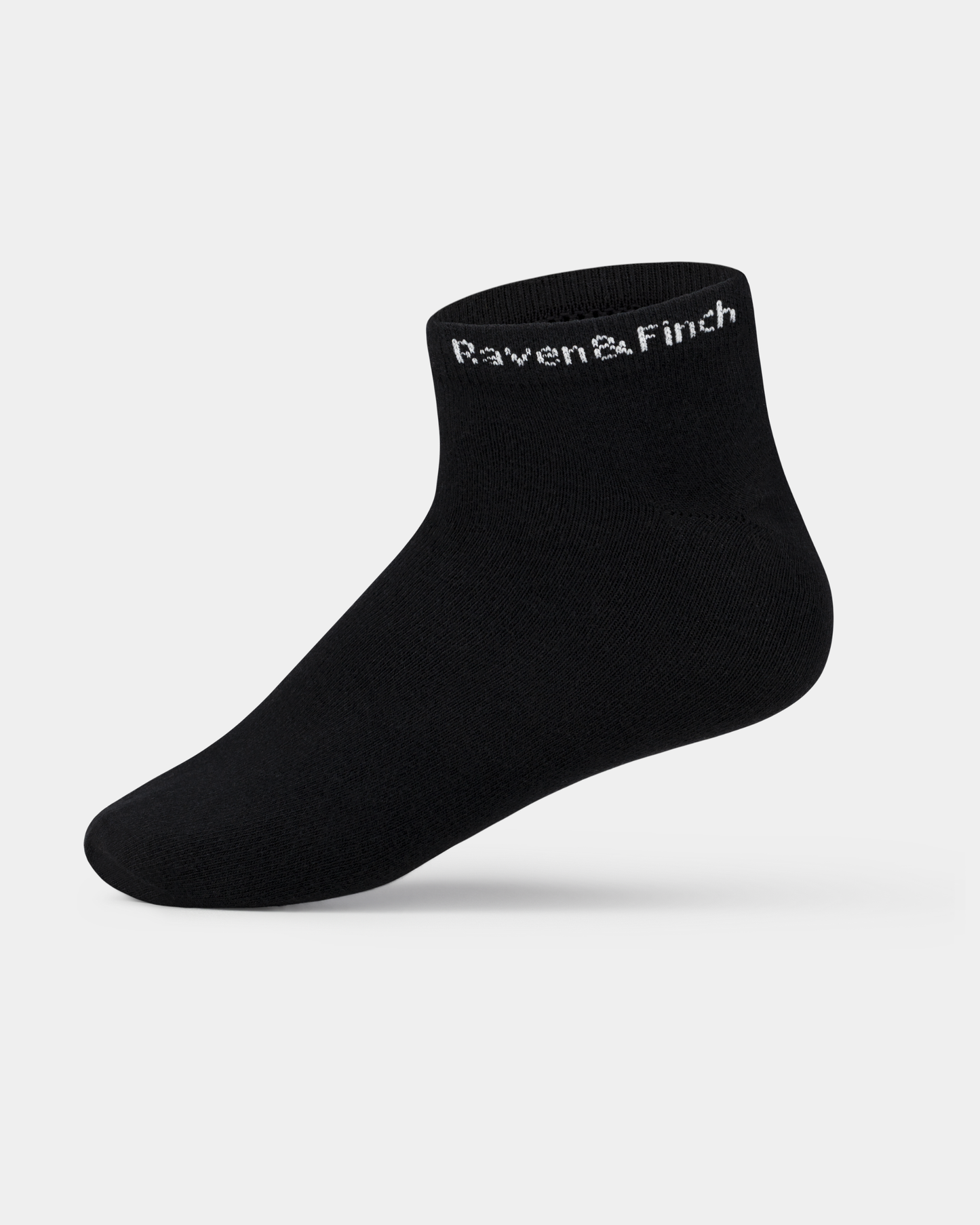 Finch Basics Black Ankle Socks