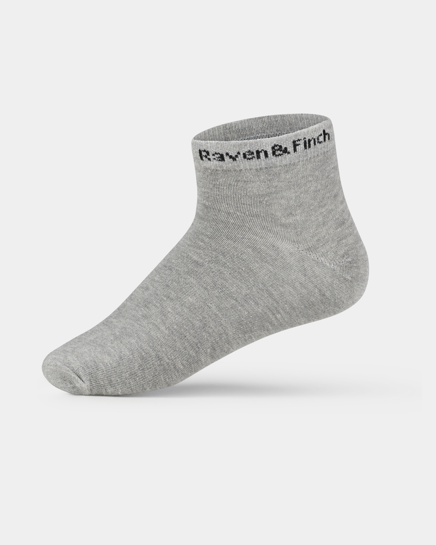 Finch Basics Gray Ankle Socks