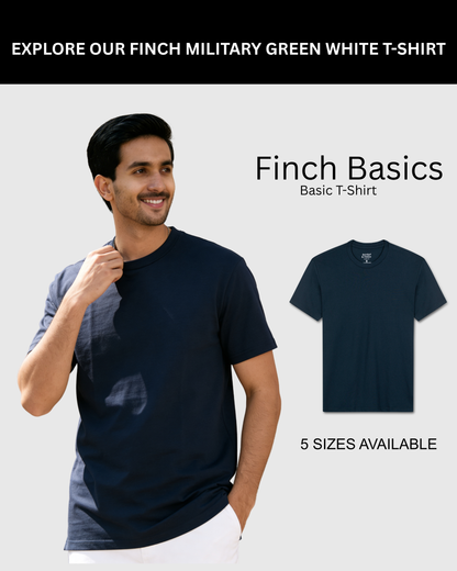 Men’s Crew Neck T-Shirt, Short Sleeve Slim Fit Solid Tee