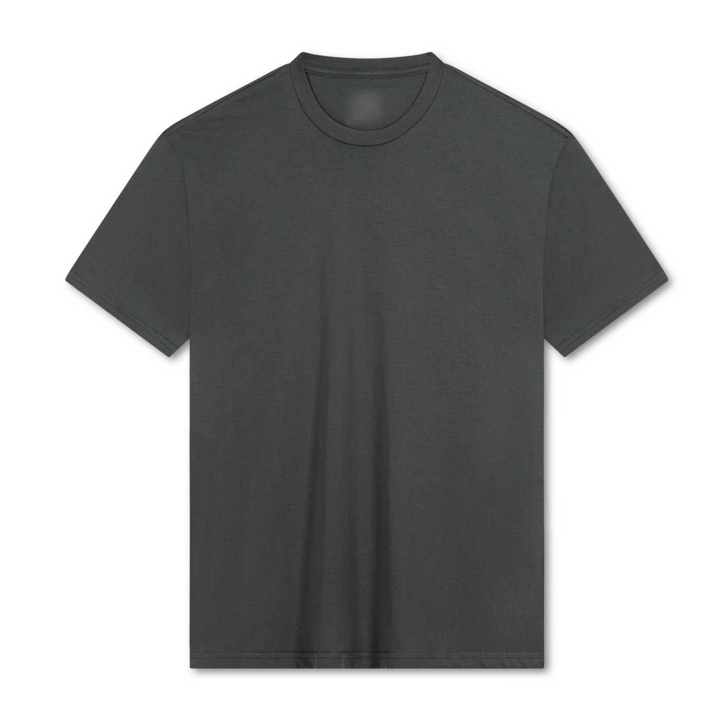 Men’s Crew Neck T-Shirt, Short Sleeve Slim Fit Solid Tee