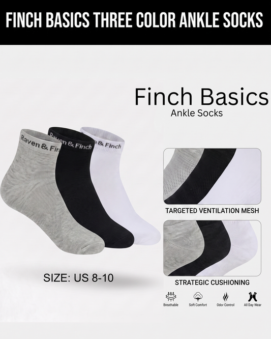 Finch Basics Ankle Socks