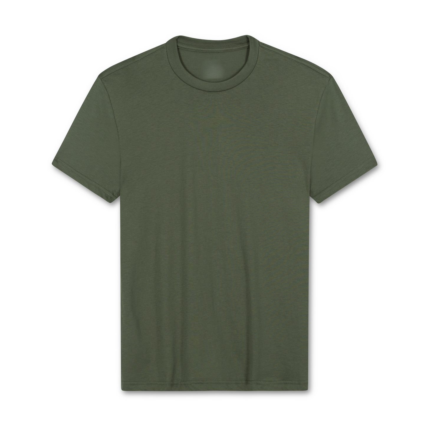 Men’s Crew Neck T-Shirt, Short Sleeve Slim Fit Solid Tee