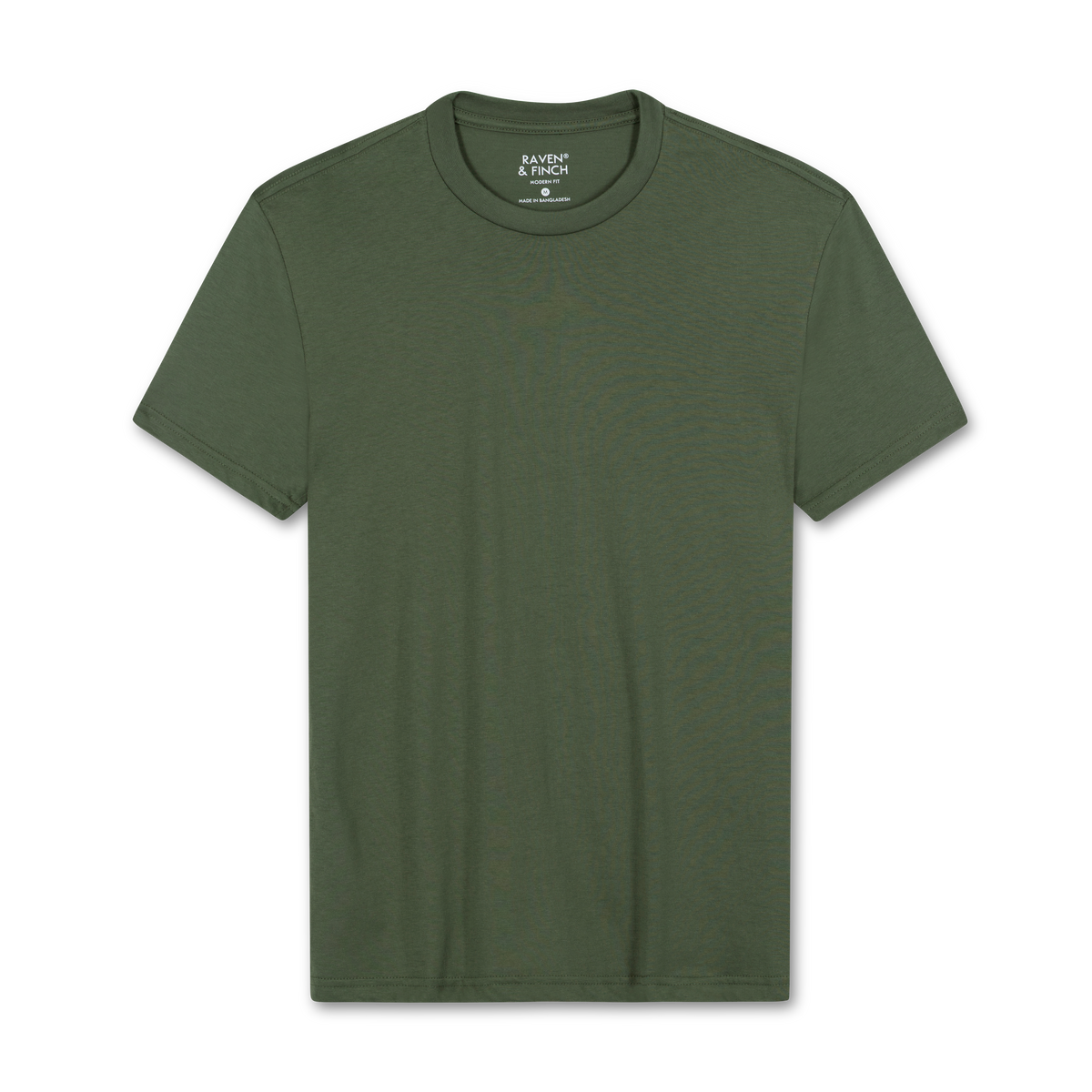 Men’s Crew Neck T-Shirt, 180 GSM Short Sleeve Slim Fit Solid Tee