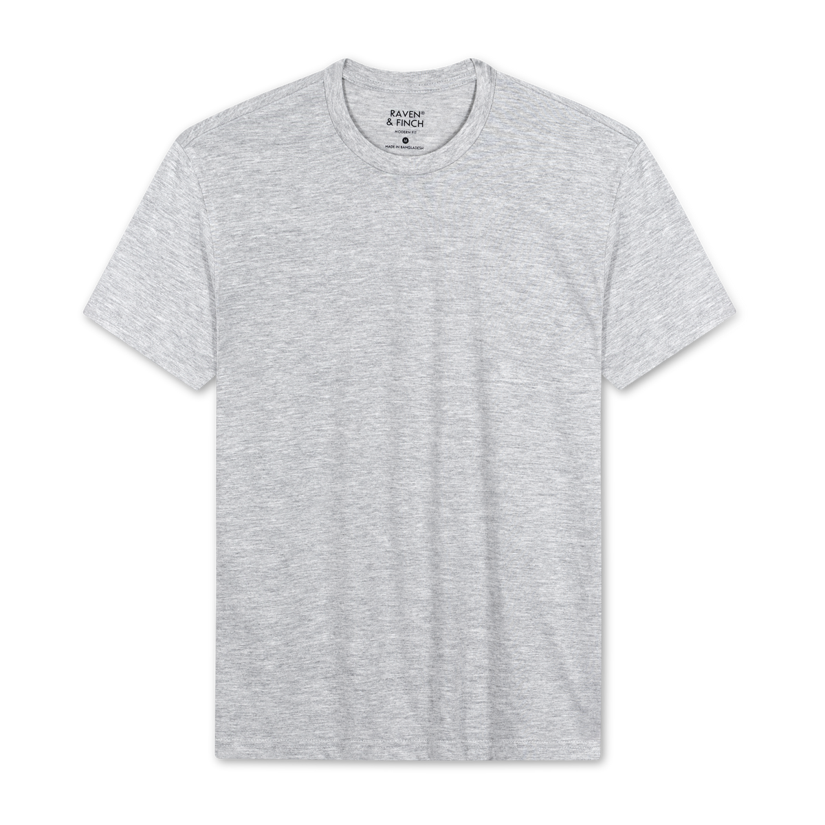 Men’s Crew Neck T-Shirt, 180 GSM Short Sleeve Slim Fit Solid Tee