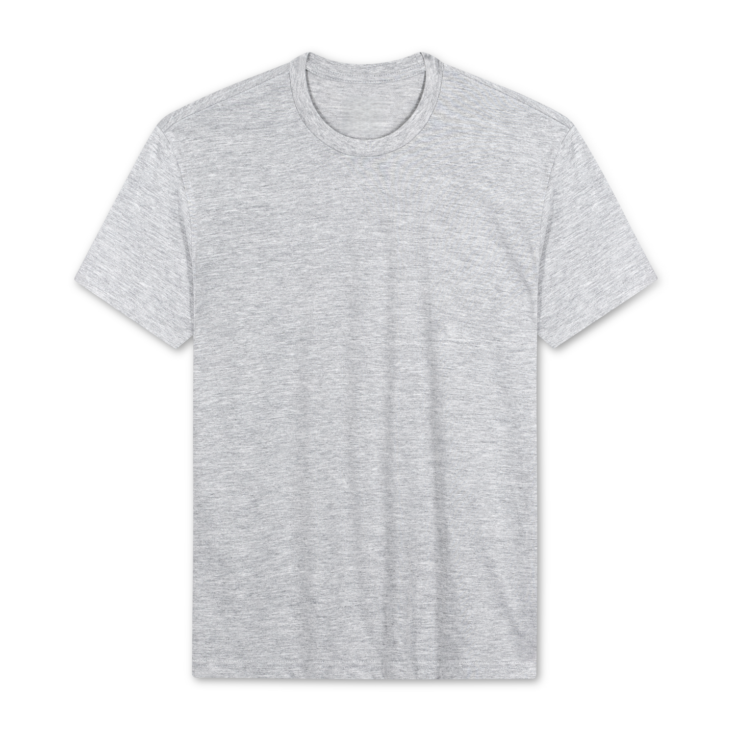 Men’s Crew Neck T-Shirt, Short Sleeve Slim Fit Solid Tee