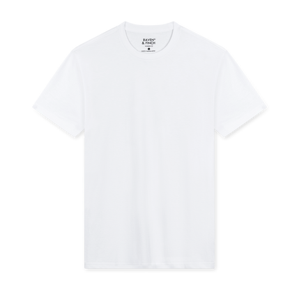 Men’s Crew Neck T-Shirt, Short Sleeve Slim Fit Solid Tee